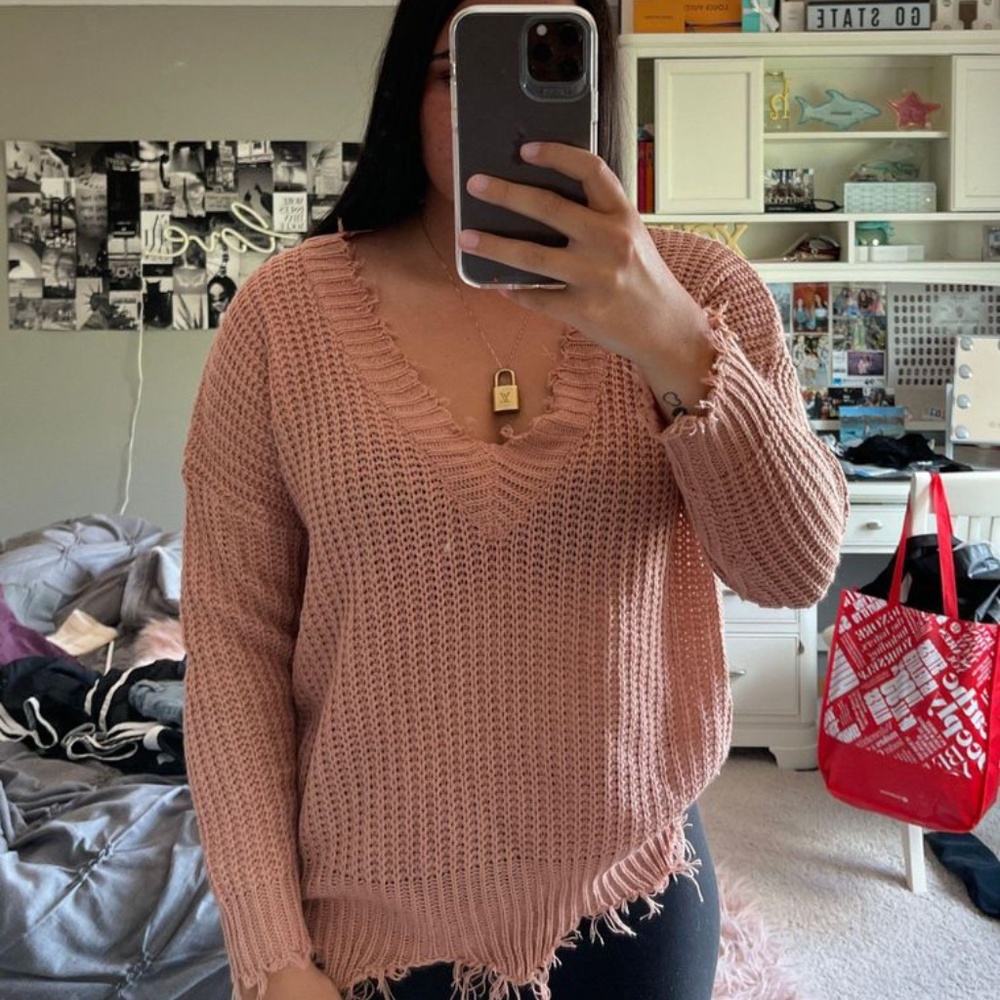 Pink Lily Sweater